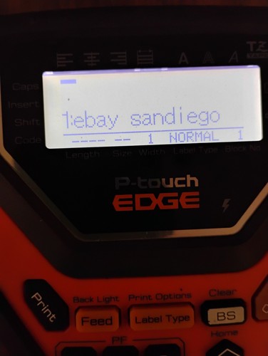 Brother touch edge 7600 - brother, pt-7600