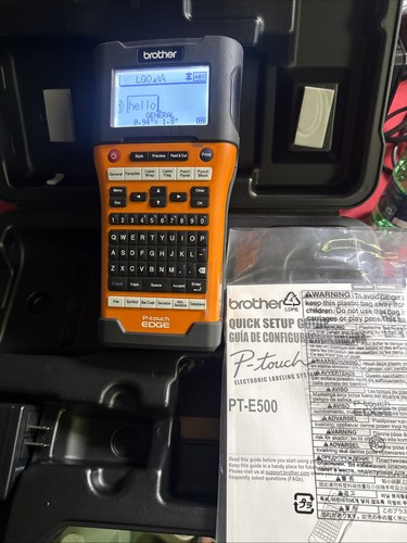 Brother touch edge e500 - p-touch,